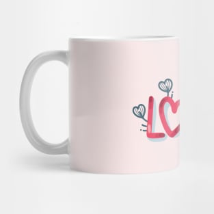 Love - Handwritten Digital Graphics GC-096 Mug